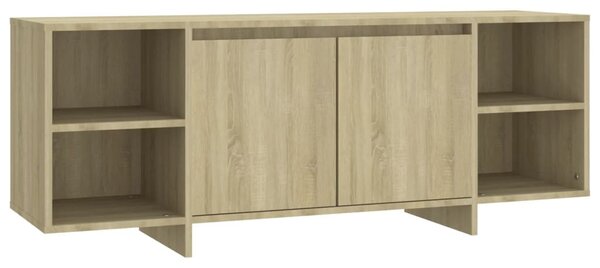 Sonoma tölgy színű szerelt fa TV-szekrény 130x35x50 cm