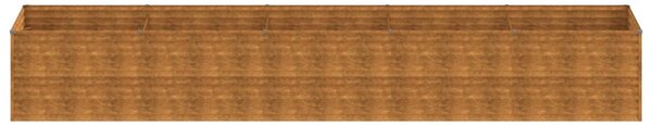 Corten acél kerti magaságyás 479x100x69 cm
