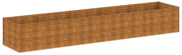 Corten acél kerti magaságyás 479x100x69 cm