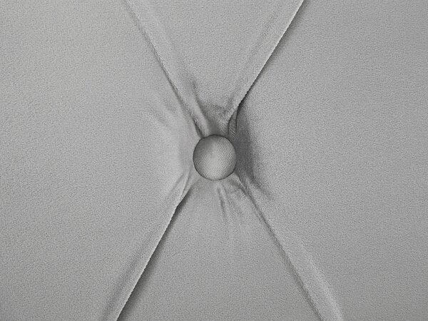 Ágy Bársony AVALLON 160 x 200 cm Szürke