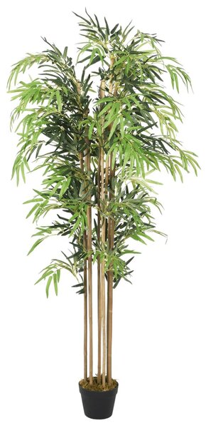 Zöld mű bambuszfa 1095 levéllel 150 cm