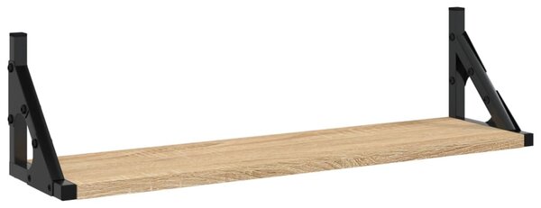 2 db sonoma tölgy fali polc 60 x 15 x 15,5 cm