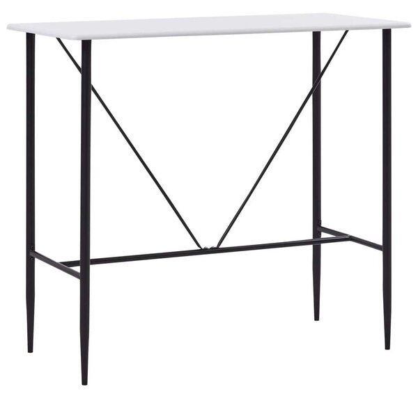 Modern Bárasztal - Fehér MDF - 120x60x110 cm