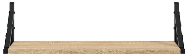 2 db sonoma tölgy fali polc 60 x 15 x 15,5 cm