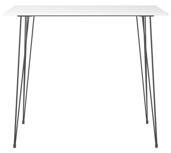 Modern Bárasztal - Fehér MDF - 120x60x105 cm