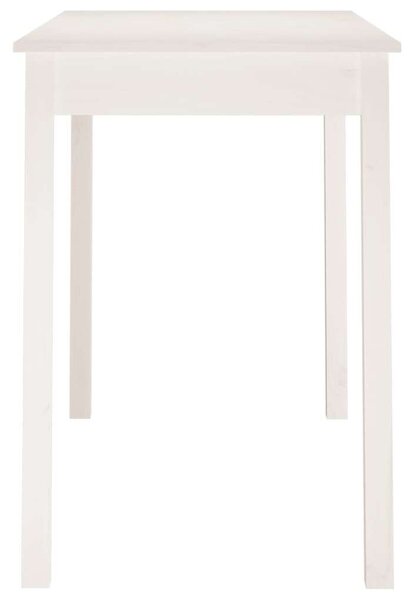 Fenyőfa Ebédlőasztal - Fehér - 110x55x75 cm