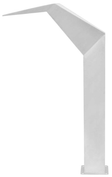VidaXL ezüstszínű rozsdamentes acél medence-szökőkút 50 x 30 x 90 cm
