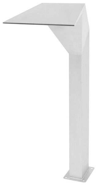 VidaXL ezüstszínű rozsdamentes acél medence-szökőkút 50 x 30 x 90 cm
