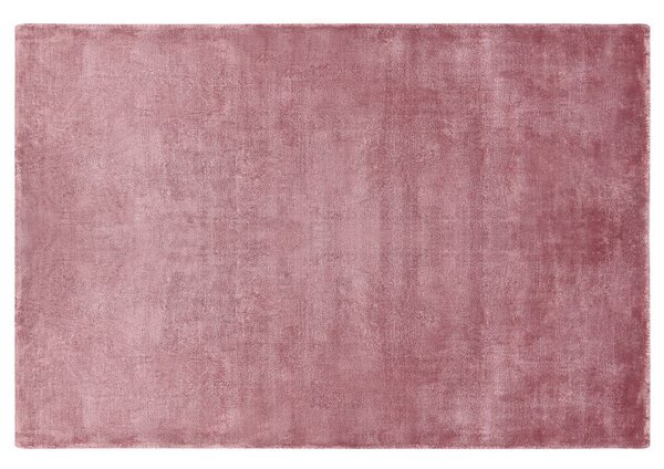 Rózsaszín rövid szálú szőnyeg 140 x 200 cm GESI II