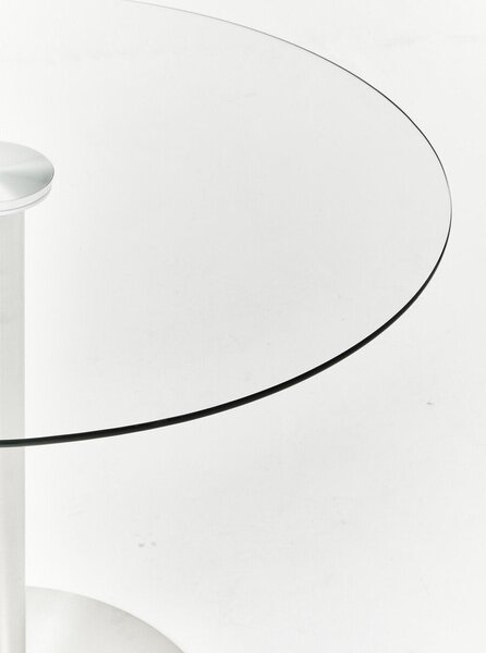 Kerek étkezőasztal üveg asztallappal ø 90 cm Metropolitan – Premier Housewares