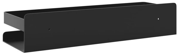 Csiszolt 304 rozsdamentes acél matt fekete zuhanypolc 30x10x6cm