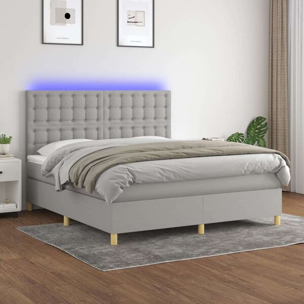 VidaXL LED-es Ágy - 160x200 cm