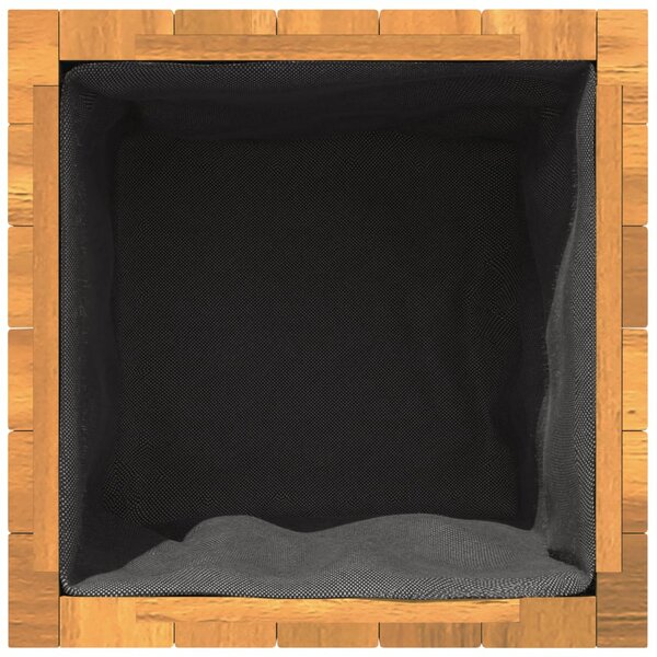 VidaXL tömör akácfa kerti virágtartó 35 x 35 x 35 cm