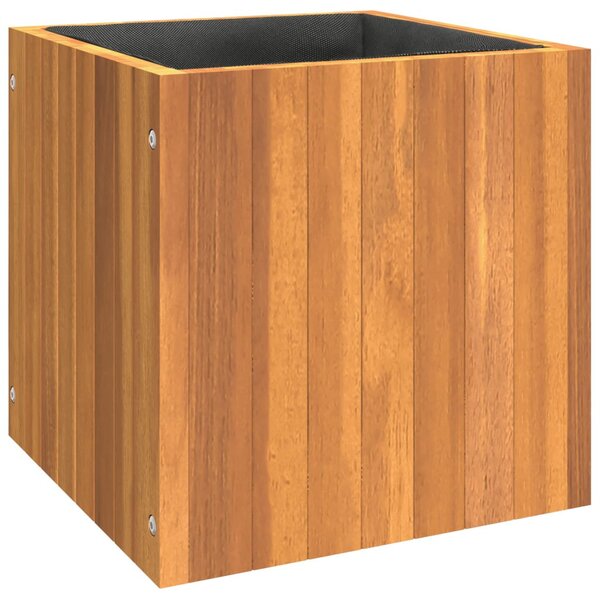 VidaXL tömör akácfa kerti virágtartó 35 x 35 x 35 cm