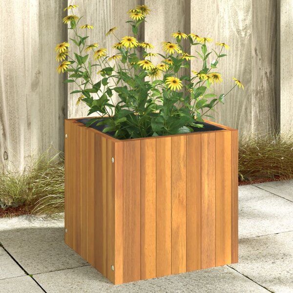 VidaXL tömör akácfa kerti virágtartó 35 x 35 x 35 cm