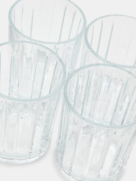 Sinsay - Bordázott pohár szett 4 pack - clear