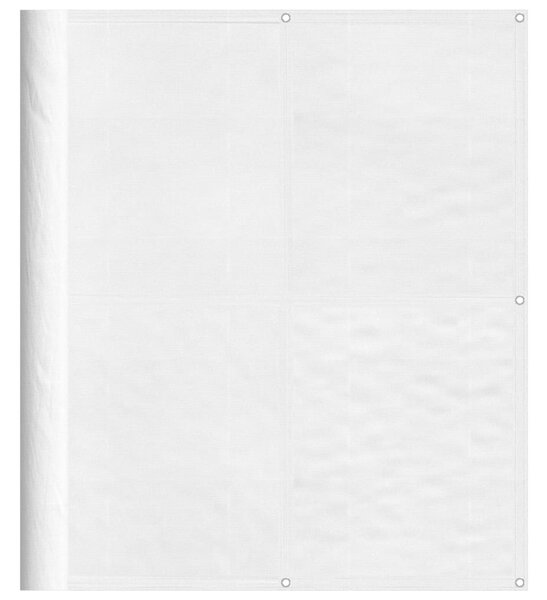 Fehér 100% oxford poliészter erkélyparaván 120 x 700 cm