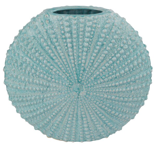 CORAL COAST kerámia váza 30cm, türkiz
