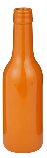 BEVERAGE kerámia palack váza 20 cm , narancssárga