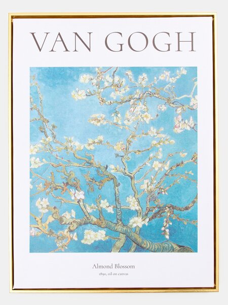 Sinsay - Keretezett festmény Van Gogh Almond Blossom - többszínű