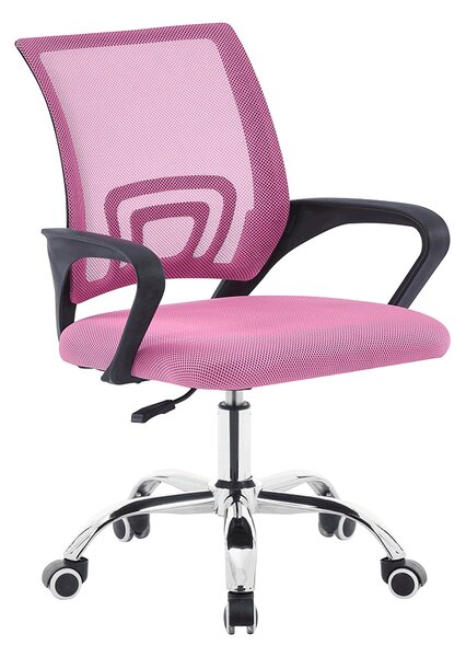 Irodai szék, rózsaszín/fekete, DEX 3 NEW