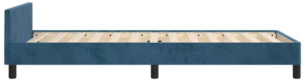 VidaXL Bársony Ágykeret - Fejtámlával - 80x200 cm
