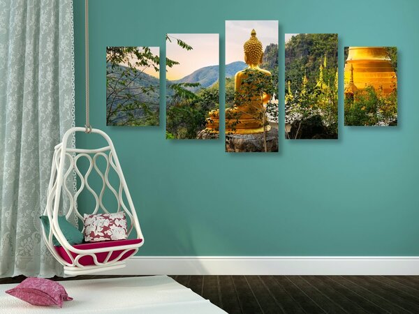 5 részes kép Buddha kilátása