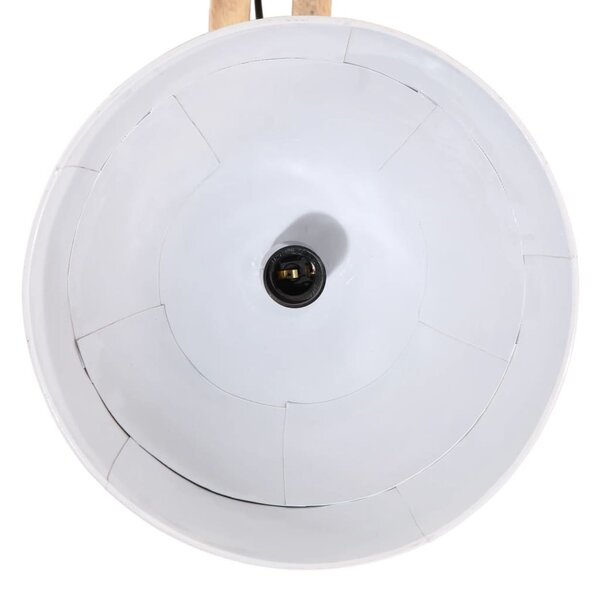 Fehér mennyezeti lámpa 25 W 105x30x65-108 cm E27