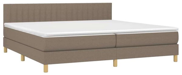 VidaXL LED-es Ágy - Zsebrugós Matraccal - 200x200 cm