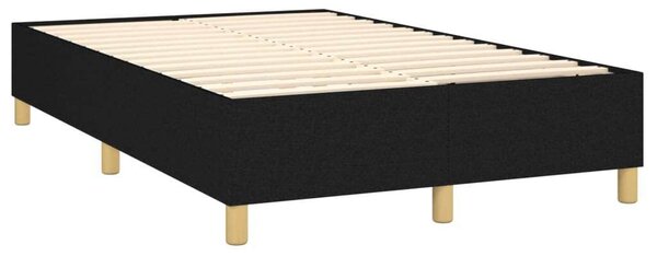 VidaXL Fekete Ágy Matraccal - 120x200 cm