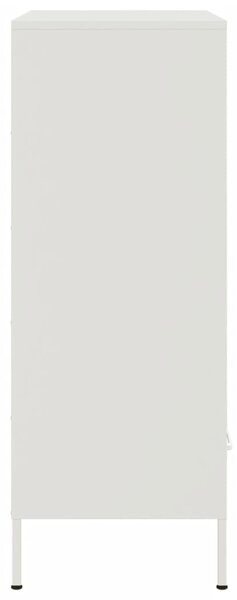 Fehér acél magasszekrény 68 x 39 x 101,5 cm