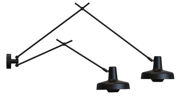 Grupa Products - Arigato Fali Lámpa Double Long Short BlackGrupa - Lampemesteren