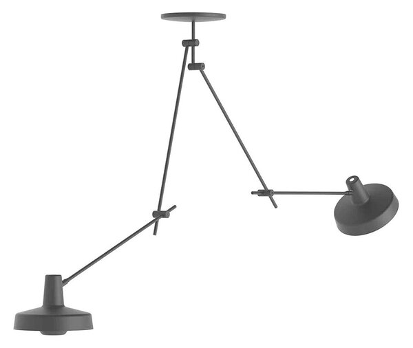 Grupa Products - Arigato Mennyezeti Lámpa Double Long BlackGrupa - Lampemesteren