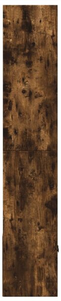 Füstös tölgy színű szerelt fa könyvespolc 70 x 36 x 189 cm
