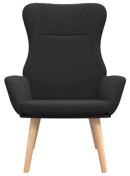 VidaXL Fekete Szövet Pihenőfotel - 70x77x94 cm