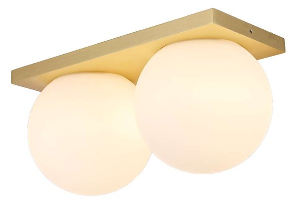Antidark - Palla C2135 LED Mennyezeti Lámpa Dim-to-Warm Opal/BrassAntidark - Lampemesteren