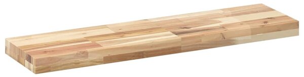 Kezeletlen tömör akácfa lebegő polc 80 x 20 x 4 cm