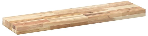 Kezeletlen tömör akácfa lebegő polc 80 x 20 x 4 cm