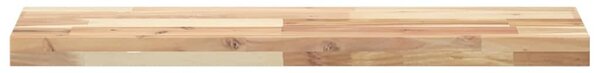 Kezeletlen tömör akácfa lebegő polc 80 x 20 x 4 cm