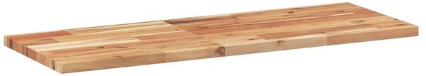 Olajbevonatú tömör akácfa függőpolc 80 x 30 x 2 cm