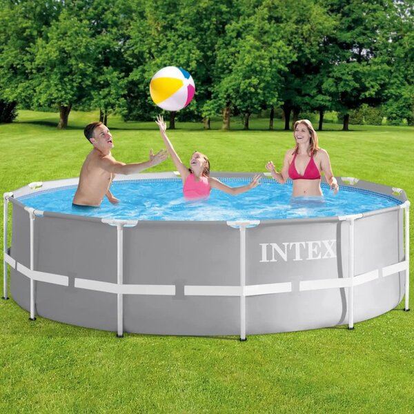 INTEX Prism Frame fémvázas medence szett vízforgatóval, 366 x 99 [cm]