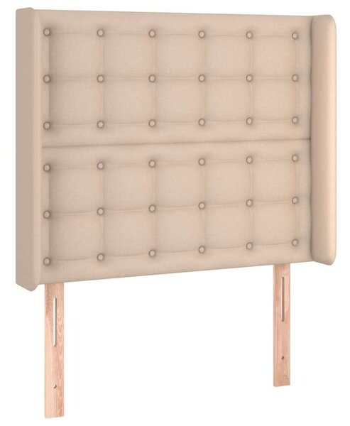 VidaXL LED-es Ágy - Műbőr - 100x200 cm