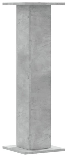 2 db betonszürke szerelt fa növénytartó állvány 30 x 30 x 95 cm
