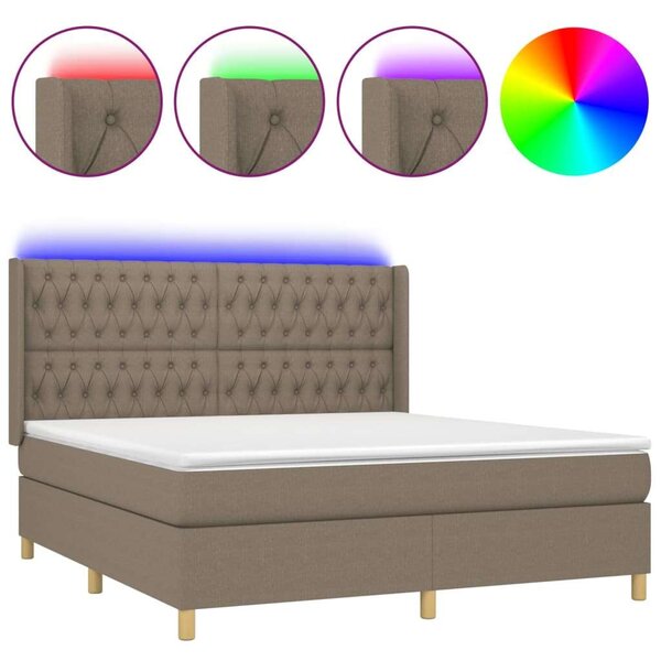 VidaXL LED-es Ágy - 160x200 cm