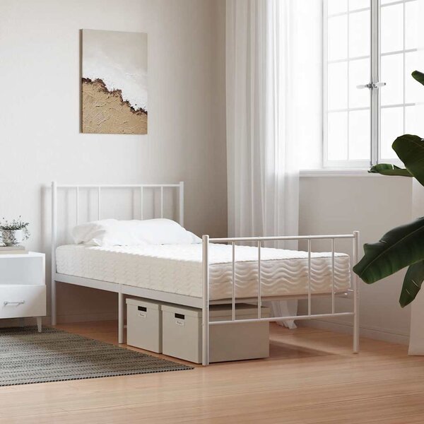 Fehér H2/H3 keménységű habmatrac 90 x 210 cm