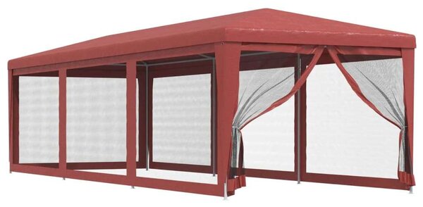 VidaXL Rendezvénysátor 3x9m, Piros