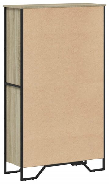 Sonoma tölgy szerelt fa könyvespolc 80 x 31 x 137,5 cm