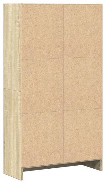 Sonoma tölgy színű szerelt fa könyvespolc 60 x 24 x 109 cm