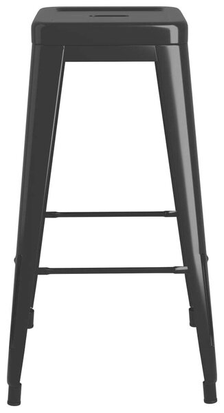 Fém Bárszék - 2 db - Fekete - 77cm