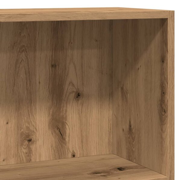 Kézműves tölgy szerelt fa könyvespolc 60 x 24 x 76 cm